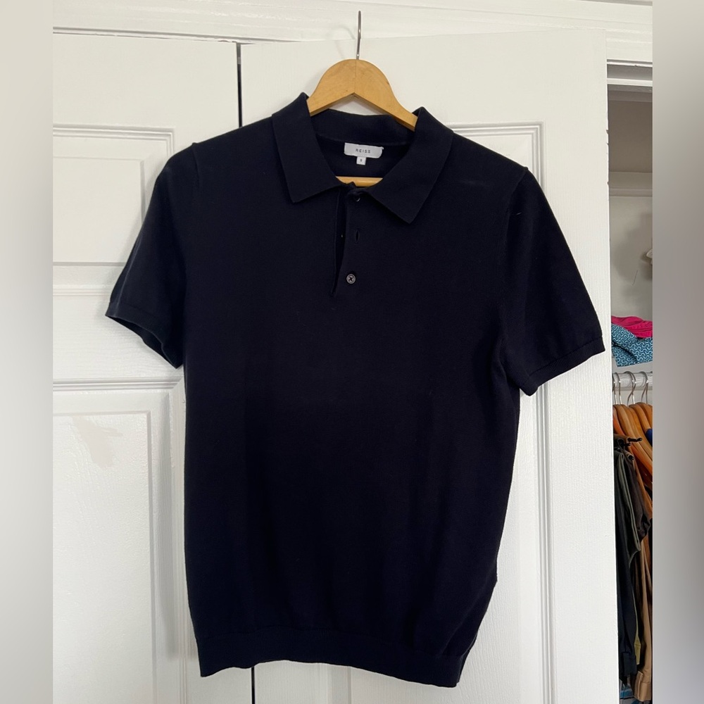 Reiss sweater polo 100% cotton small